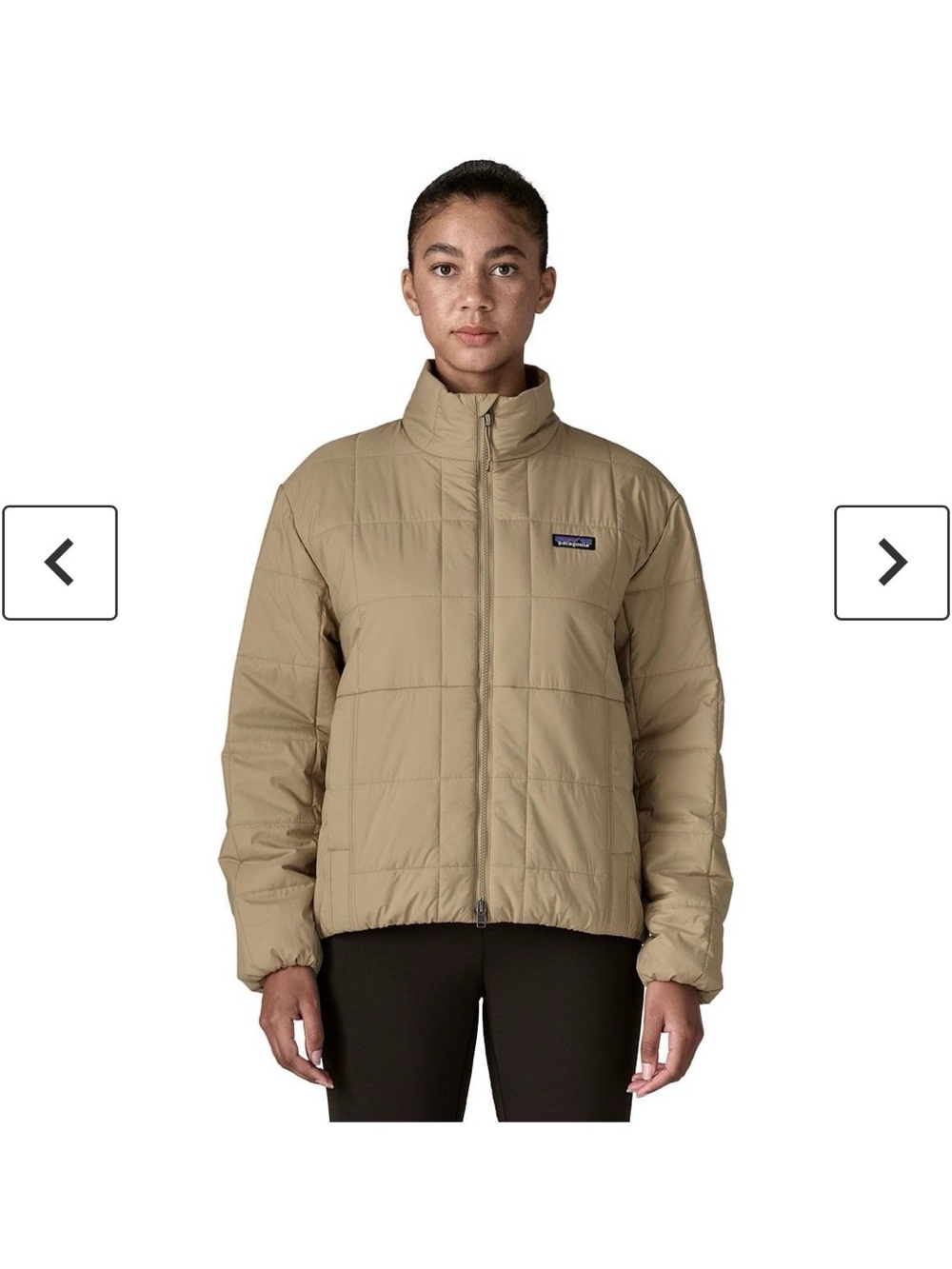 Patagonia Women's Quilted Puffer Jacket - Khaki